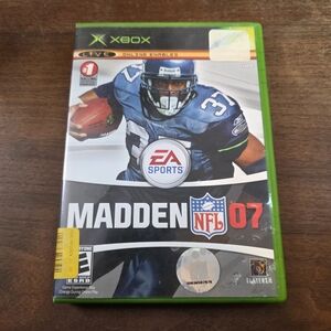 OG Xbox Madden NFL 07 Game Cib